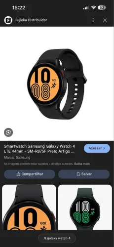 Galaxy Watch 4 40mm - Funcionando tudo ok