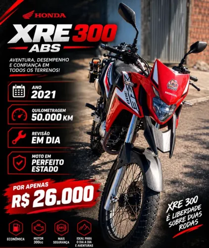 Moto Honda XRE 300 ABS 