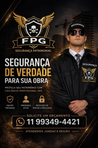 (não é vaga) SEGURANÇA PATRIMONIAL VIGILANTE DE OBRA