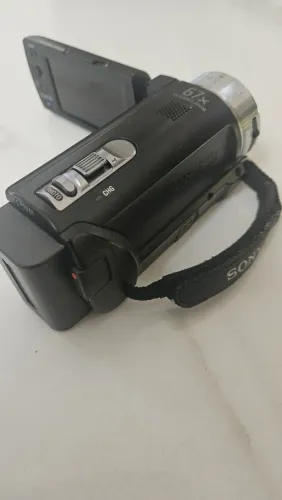Filmadora sony handycam com projetor