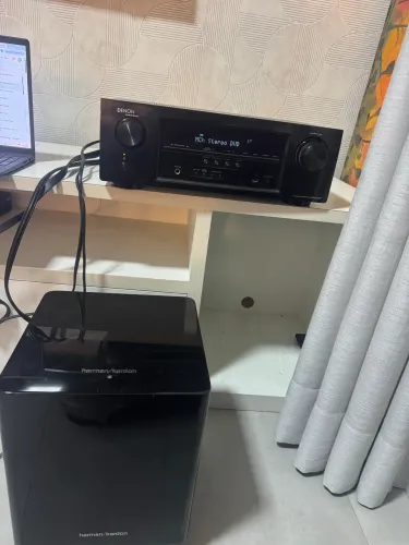 Receiver Denon + Subwoofer Harman Kardon
