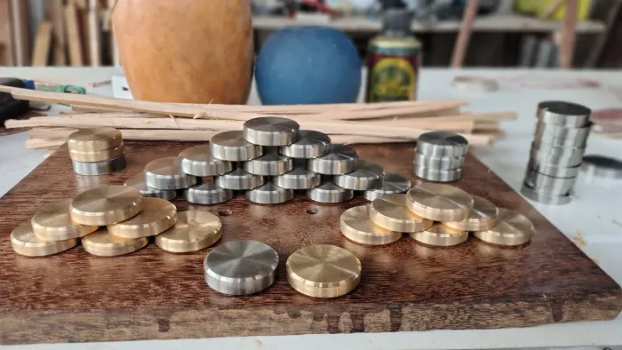 Dobrões Capoeira Bronze e Inox