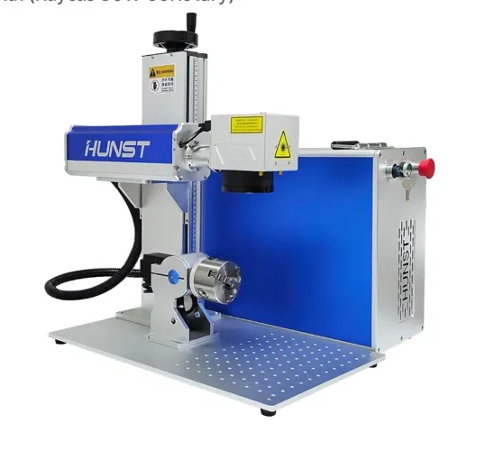 Fiber laser 50w Raycus com Eixo Rotativo