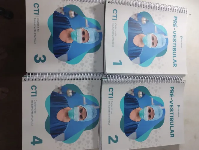 Kit 4 Apostilas Intensivo ENEM p/ Medicina