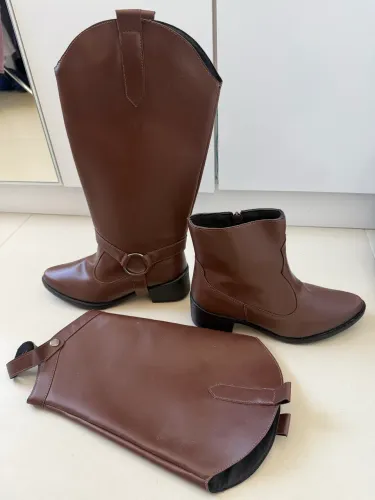 bota 2 em 1 marrom nº36