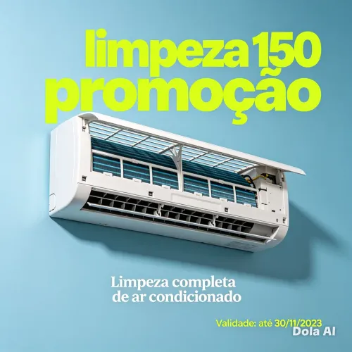 Higienização de ar condicionado split