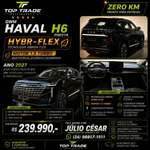 GWM Haval H6 Phev19 (hibrido) 2026