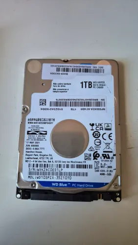 HD 1TB WD para Notebook