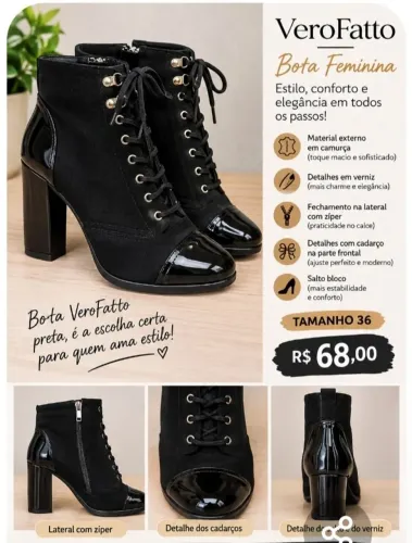 Bota feminina