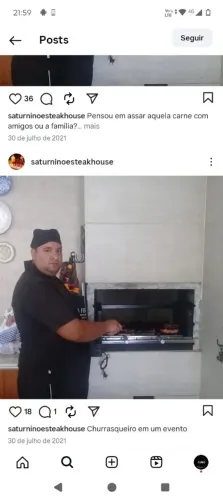 Churrasqueiro/cozinheiro