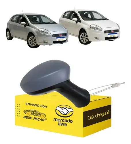Retrovisor Fiat Punto 2008 2009 2010 A 2012 Novo Manual L.d