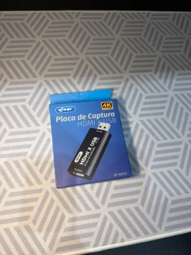 Placa de Captura Knup KP-AD101 HDMI para USB 4K/1080p