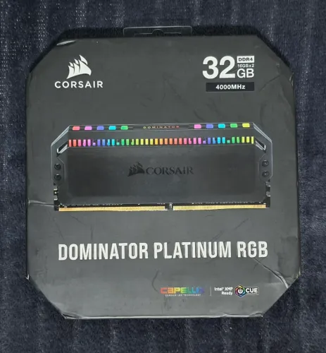 Memória RAM Corsair Dominator Platinum RGB 32GB (2x16GB) DDR4 4000MHz (Novo / Lacrado)