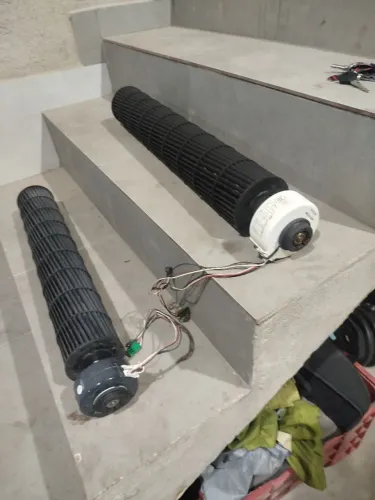 turbina + motor de ventilador evaporadora Gree 9mil BTUs