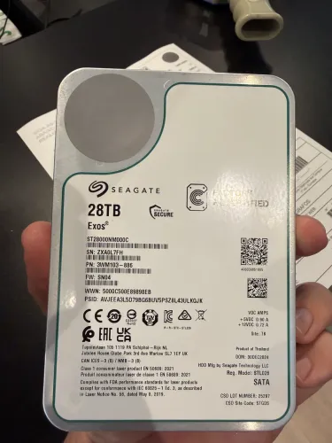 HD SATA Seagate 28TB novo