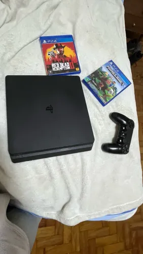 PS4 1TB COM JOGOS ZERO!!