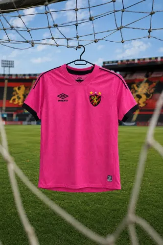 Camisa Feminina Sport Recife - Umbro 2021 - Outubro Rosa - Tamanho M