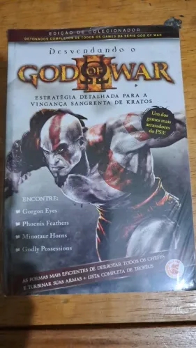 livro Detonado desvendando o God of War 1, 2 e 3