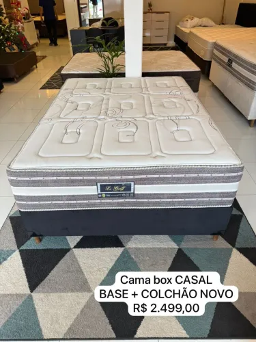 Colchão box Casal LÊ GRIFF NOVO TOP DE LINHA - ENTREGO