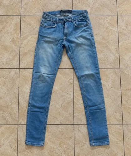 Calça Jeans O?Born Classic Design Azul Claro Skinny