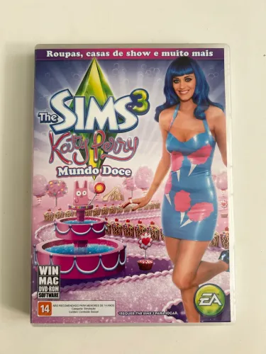 The Sims 3 original Mídia Física + Expansão Kate Perry