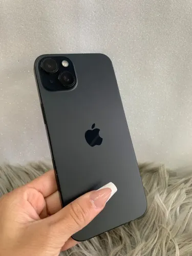 ?*IPHONE 15 PLUS 128GB* ?PRETO ?82% ?R$3.099,00