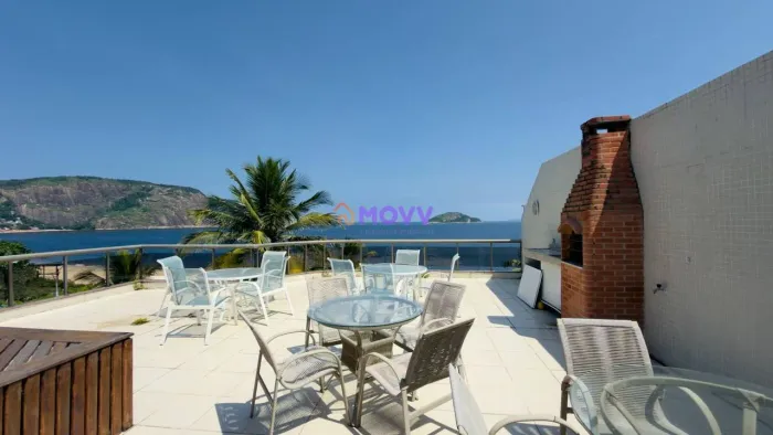 Cobertura com 4 dormitórios à venda, 270 m² por R$ 3.900.000,00 - Camboinhas - Niterói/RJ
