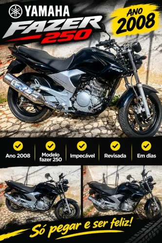 Fazer 250 2008 bastante conservada!