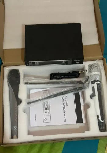 Microfone Duplo sem fio novo