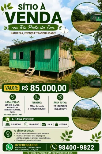 SITIO - RIO PRETO DA EVA