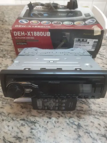 CD Player PIONEER automotivo DEH-X1880UB C/rds Novo conforme fotos 