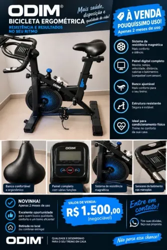 BICICLETA ODIN FIT SPRINT MAG - 13 KG