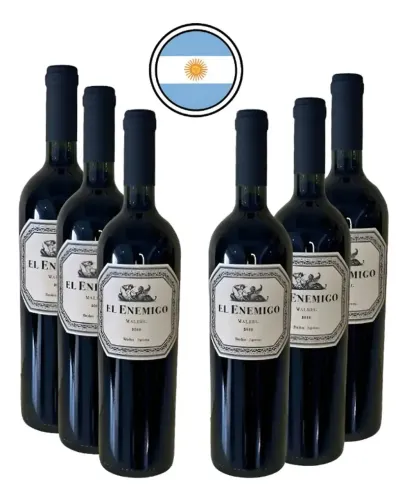Vinho El Enemigo Malbec - Cx c/ 6 unid