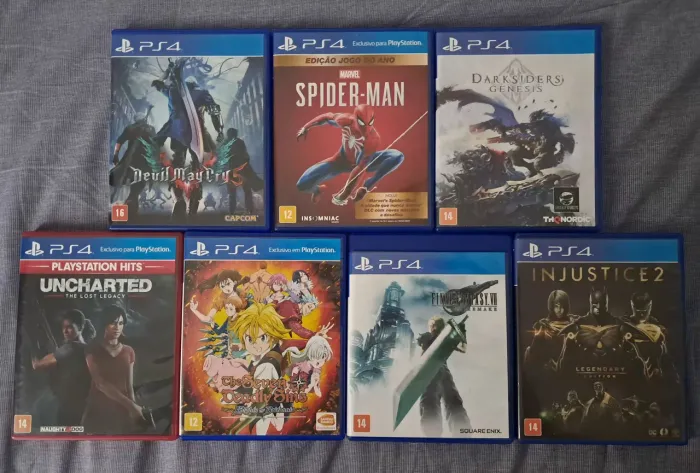 Jogos de PS4 (EM EXCELENTE ESTADO)