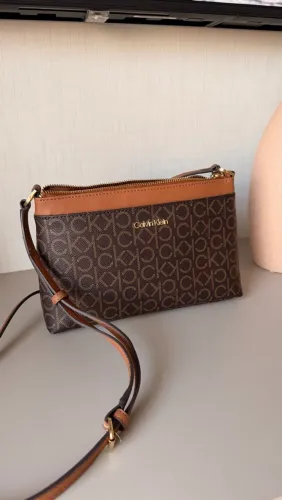 Calvin Klein Bolsa Nova Original em Couro