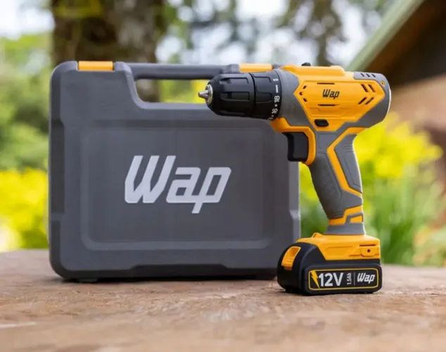 Parafusadeira/Furadeira Wap 12v Profissional com acessórios 