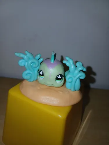 Boneco littlest pet shop miniatura peixe