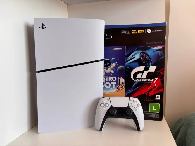PS5 SLIM PRATICAMENTE NOVO