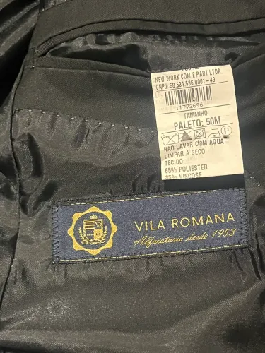 Blazer preto - VILA ROMANA