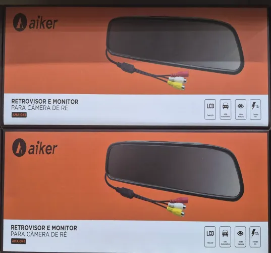 RETROVISOR VEICULAR C/MONITOR REF: AMA-043