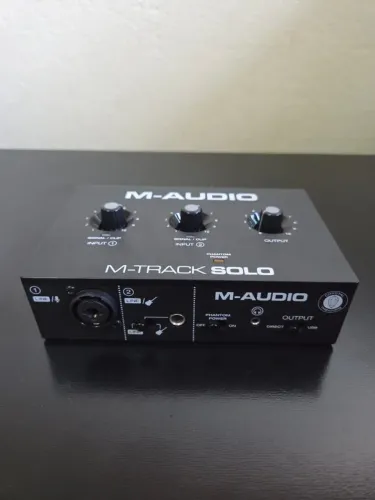 Interface de Áudio M-Audio M-Track Solo