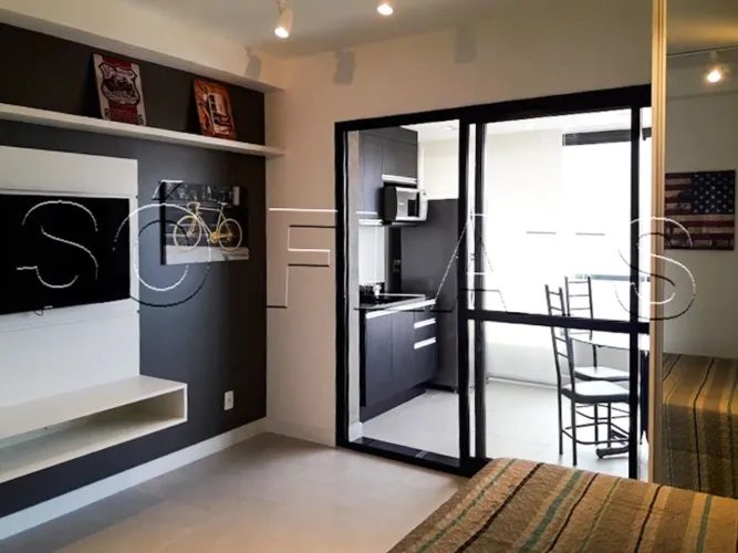 Vila Olímpia, Studio com Suíte, Varanda Envidraçada e Lazer Completo no Vn Casa do Ator