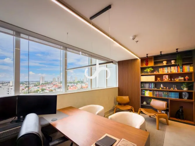Sala comercial mobiliada no Genesis Office - Avenida JK