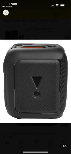 JBL encore com dois microfones