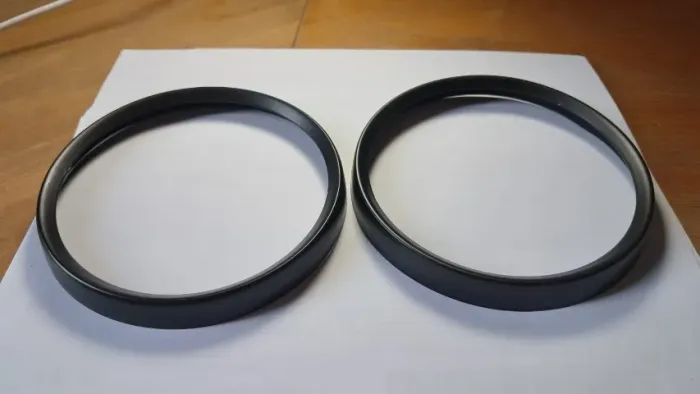 Par de aros pretos do painel da RD 350