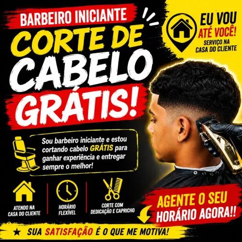 Corte de Cabelo GRÁTIS!!