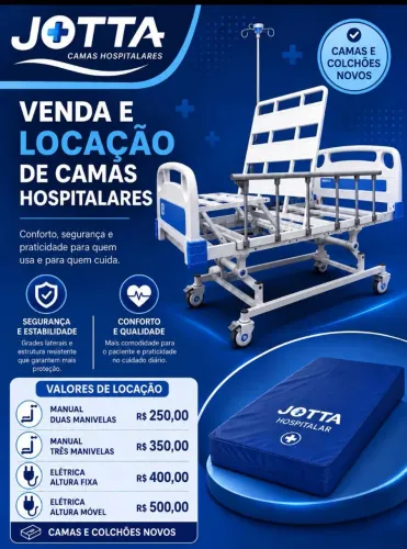 Camas a hospitalres Novissimas- Aluguel e venda.