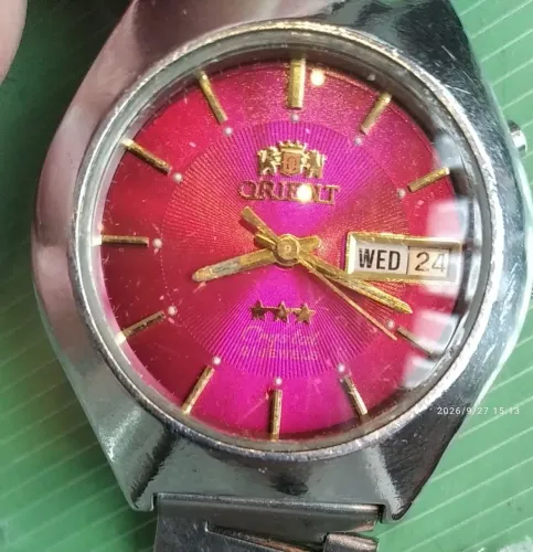 orient automatico vermelho