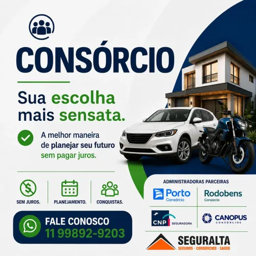 Saia do aluguel com consórcio.