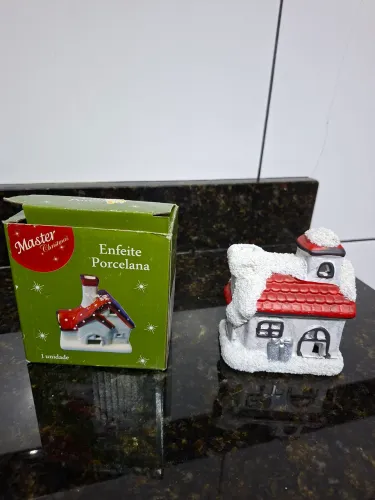 Enfeite de cerâmica natalino